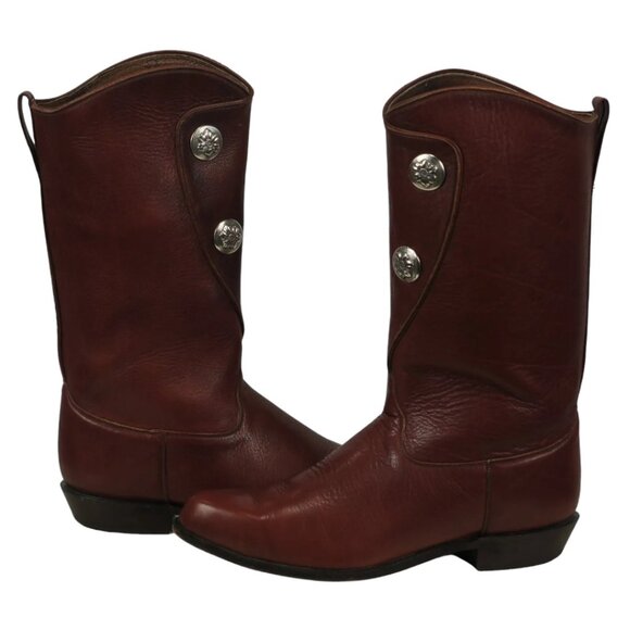 Tony Lama | Shoes | Tony Lama Cordovan Cowboy Western Boots Foldover ...